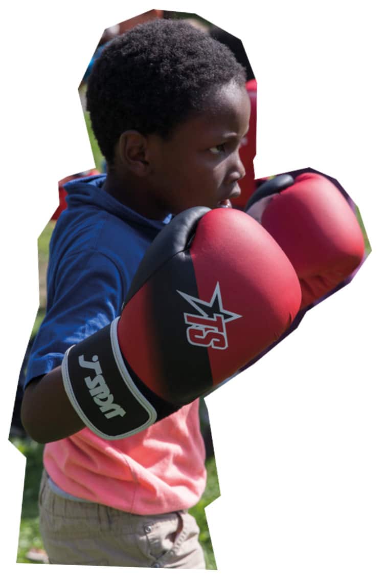 boy boxing